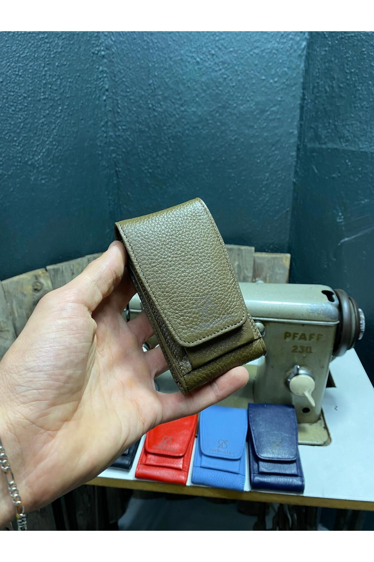 Haki Deri Sigaralık,sigaralık,hakiki Deri Sigaralık,sigara Kutusu,sigara Tabakası,çakmaklık