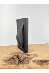 Hakiki Deri El Portföyü Telefon Bölmeli Erkek İçin Hediye