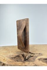 Hakiki Deri El Portföyü Telefon Bölmeli Erkek İçin Hediye