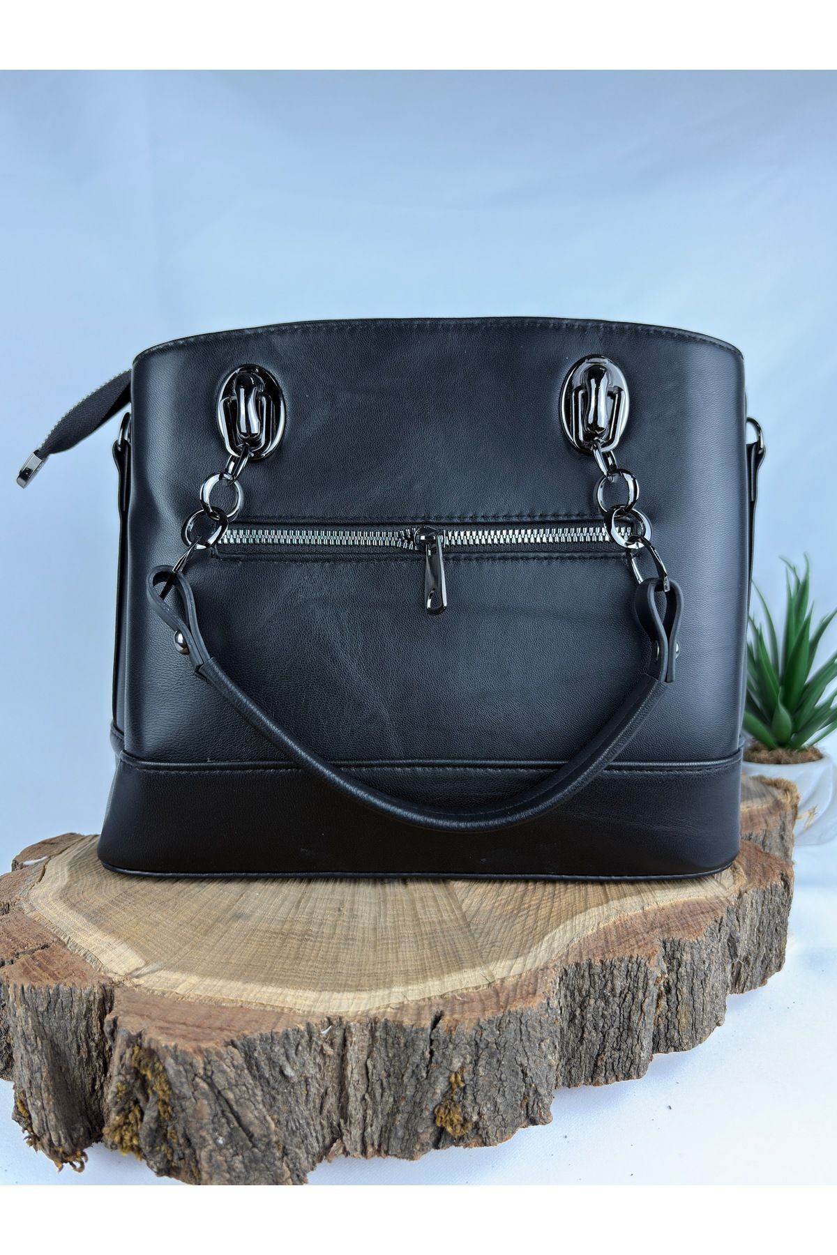 Hakiki Deri Kadın Çanta Sırt Çantası Omuz Çantası Kol Çantası Demir Askılı Çanta