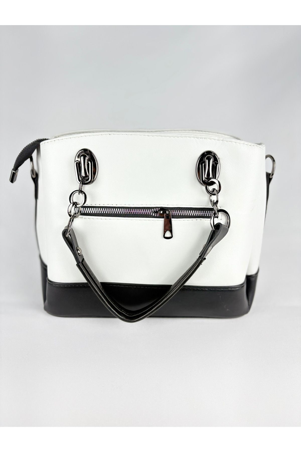 Hakiki Deri Kadın Çanta Sırt Çantası Omuz Çantası Kol Çantası Demir Askılı Çanta