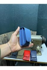 Şeker Mavi Deri Sigaralık,sigaralık,hakiki Deri Sigaralık,sigara Kutusu,sigara Tabakası,çakmaklık