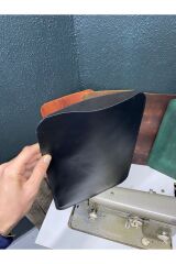 Siyah Flotter Dana Derisi Macbook Air & Pro 13.3'' 14'' Inç Uyumlu Zarf Kılıf, Minimalist Laptop Kılıf