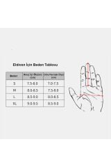 Gerçek Deri Eldiven, Siyah Deri Eldiven, Deri Eldiven, Eldiven, Desenli Deri Eldiven Siyah XL Erkek