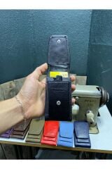 Siyah Deri Sigaralık,sigara Kutusu,sigara Tabakası,çakmaklık siyah Tek Ebat Unisex