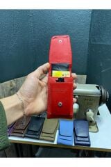 Kırmızı Deri Sigaralık,sigaralık,hakiki Deri Sigaralık,sigara Kutusu kırmızı Tek Ebat Unisex