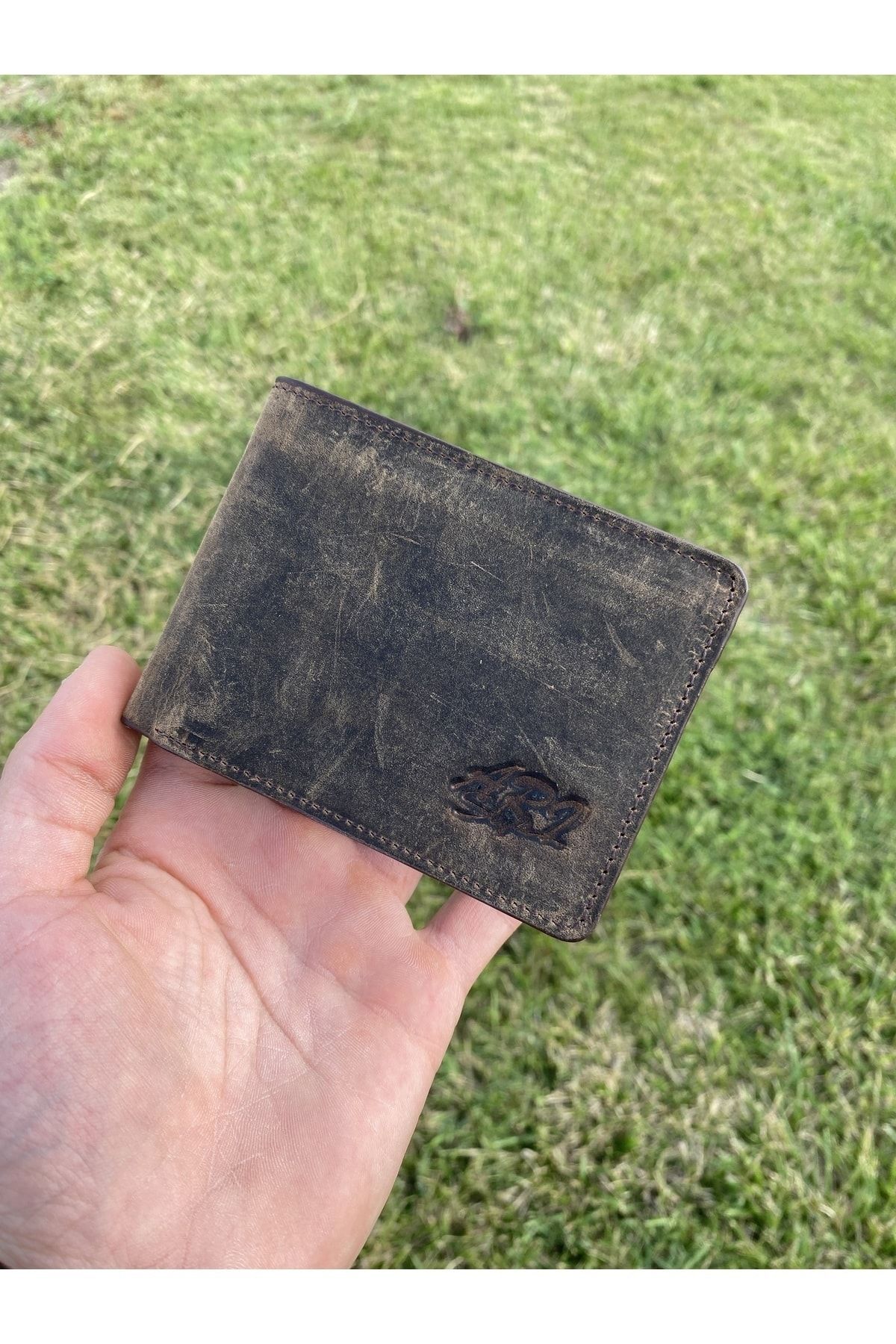 Ozd Leather Gerçek Crazy Deri Erkek Cüzdan,Erkek Cüzdan,Gerçek Deri Cüzdan,Cüzdan,Vintage Cüzdan kestane Tek Ebat Erkek