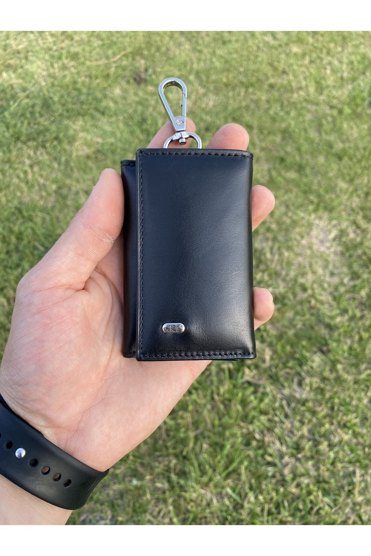 Siyah Çıt Çıtlı Anahtarlık,anahtarlık,deri Anahtarlık,gerçek Deri Anahtarlık