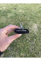 Siyah Çıt Çıtlı Anahtarlık,anahtarlık,deri Anahtarlık,gerçek Deri Anahtarlık