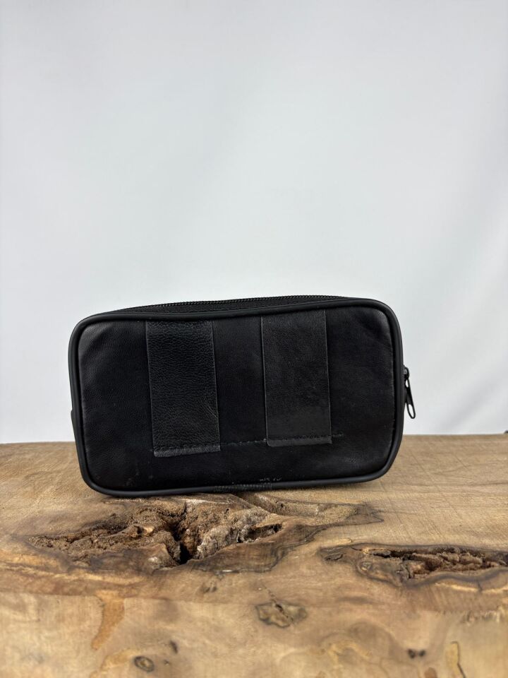 2 Gözlü Deri Kemerlik , Hakiki Deri Kemer Cüzdanı, Kemer Çantası, İnşaatçı, Boyacı Çantası