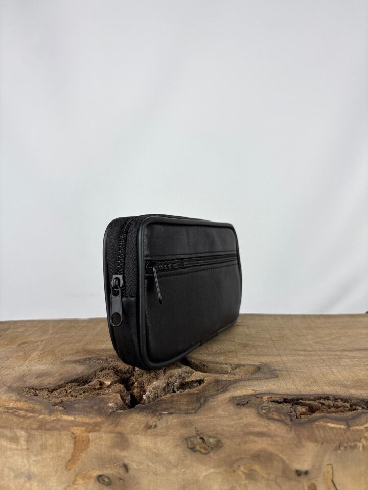 2 Gözlü Deri Kemerlik , Hakiki Deri Kemer Cüzdanı, Kemer Çantası, İnşaatçı, Boyacı Çantası