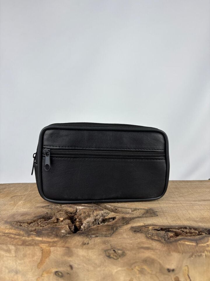 2 Gözlü Deri Kemerlik , Hakiki Deri Kemer Cüzdanı, Kemer Çantası, İnşaatçı, Boyacı Çantası