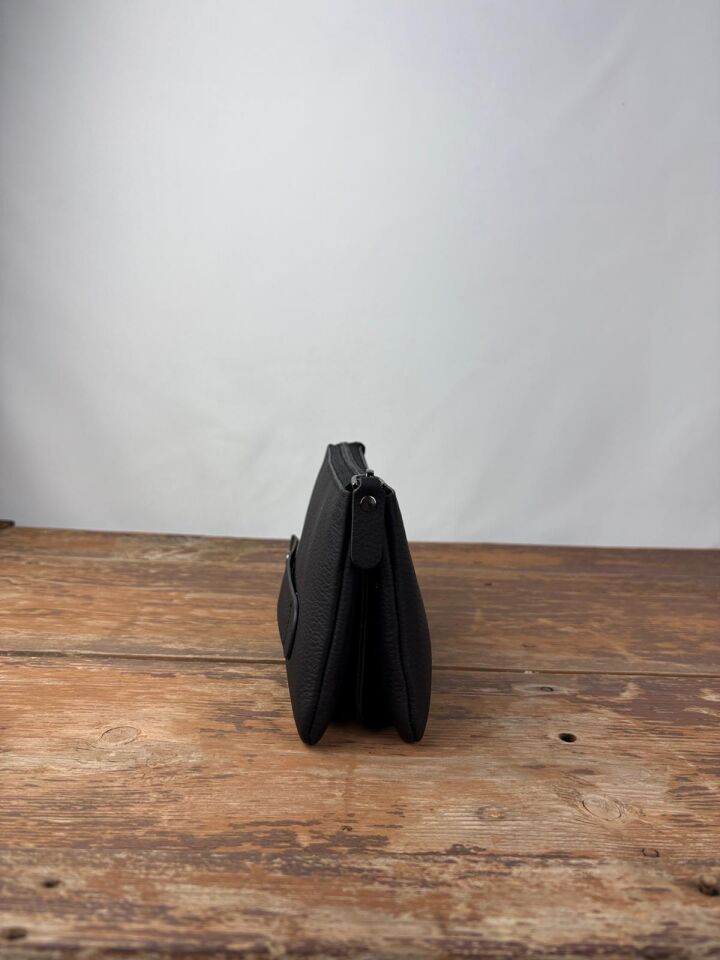 Hakiki Deri El Portföy Çanta, El Çantası, Bilek Askılı, Bileğe Takma, Clutch Çanta