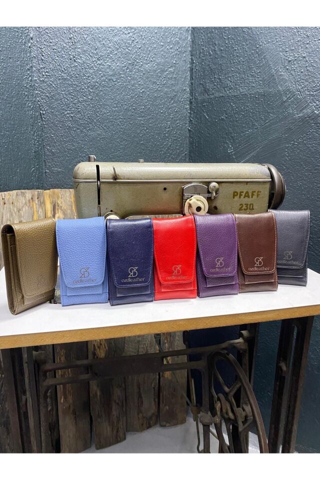 Turuncu Deri Sigaralık,sigaralık,hakiki Deri Sigaralık,sigara Kutusu Lacivert Tek Ebat Unisex